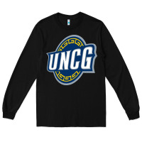 Black unc greensboro spartans Long Sleeve Tee - linhVisuals