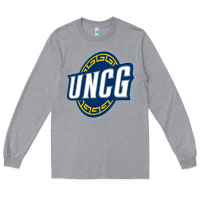Heather Grey unc greensboro spartans Long Sleeve Tee - linhVisuals