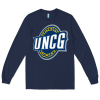 Navy unc greensboro spartans Long Sleeve Tee - linhVisuals