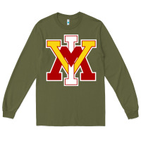 Army Green vmi keydets Long Sleeve Tee - linhVisuals