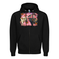 Black valentine's day barn and black angus with charolais Zipper Hoodie - RanaPortraitStore