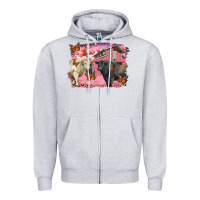 Heather Grey valentine's day barn and black angus with charolais Zipper Hoodie - RanaPortraitStore