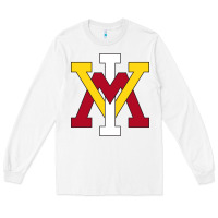 White vmi keydets Long Sleeve Tee - linhVisuals