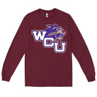Burgundy western carolina catamounts Long Sleeve Tee - linhVisuals