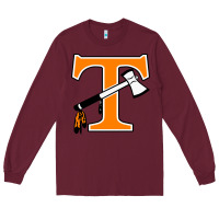 Burgundy tecumseh junior senior high school Long Sleeve Tee - linhVisuals