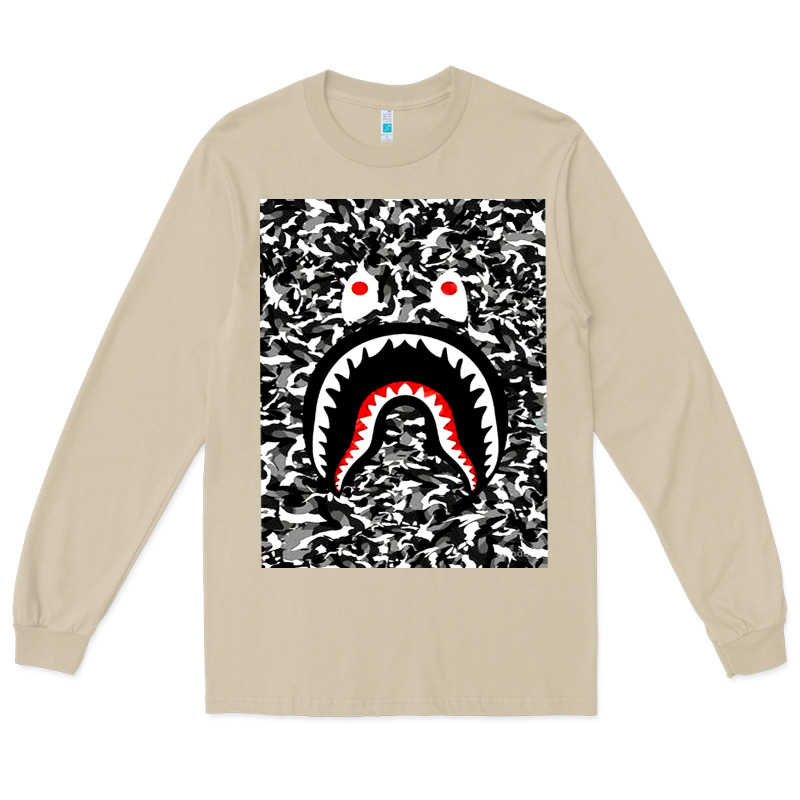 Bape Shark Army Long Sleeve Tee by linhVisuals | Teevron