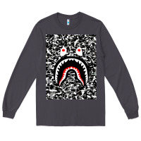 Smoke Bape Shark Army Long Sleeve Tee - linhVisuals