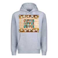 Heather Grey coffee Premium Hoodie - Artiststas