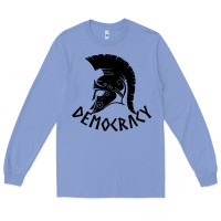Colony Blue democracy Long Sleeve Tee - linhVisuals