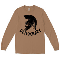 Toasted Coconut democracy Long Sleeve Tee - linhVisuals
