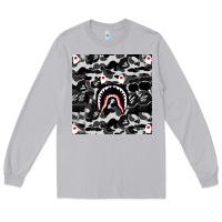 Moon Dust Bape Shark Army Long Sleeve Tee - linhVisuals