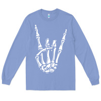 Colony Blue rock on skeleton hand Long Sleeve Tee - linhVisuals