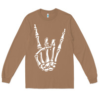 Toasted Coconut rock on skeleton hand Long Sleeve Tee - linhVisuals