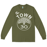 Army Green the town Long Sleeve Tee - linhVisuals