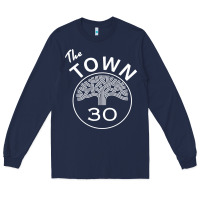 Navy the town Long Sleeve Tee - linhVisuals