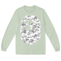 Matcha Gorilla Head Shot Long Sleeve Tee - linhVisuals