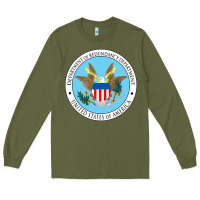 Army Green department of redundancy department Long Sleeve Tee - linhVisuals