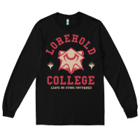 Black magic the gathering strixhaven lorehold school motto Long Sleeve Tee - linhVisuals
