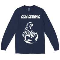 Navy scorpion Long Sleeve Tee - linhVisuals