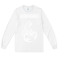 White scorpion Long Sleeve Tee - linhVisuals