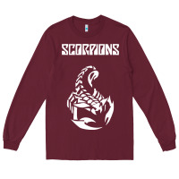 Burgundy scorpion Long Sleeve Tee - linhVisuals