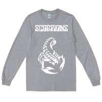 Heather Grey scorpion Long Sleeve Tee - linhVisuals