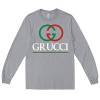 Heather Grey grucci Long Sleeve Tee - linhVisuals