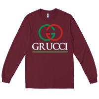 Burgundy grucci Long Sleeve Tee - linhVisuals