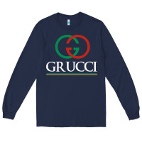 Navy grucci Long Sleeve Tee - linhVisuals
