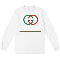 White grucci Long Sleeve Tee - linhVisuals