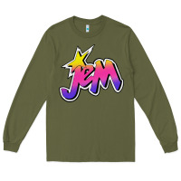 Army Green jem and the holograms musician drama Long Sleeve Tee - linhVisuals