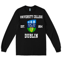 Black university college dublin Long Sleeve Tee - linhVisuals