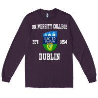 Plum university college dublin Long Sleeve Tee - linhVisuals