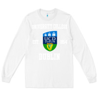 White university college dublin Long Sleeve Tee - linhVisuals