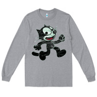 Heather Grey felix Long Sleeve Tee - linhVisuals