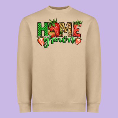 Howe Grown Strawberries Heavyweight Sweatshirt Designed By Jasminsmagicworld