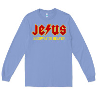 Colony Blue jesus rocks highway to heaven Long Sleeve Tee - linhVisuals