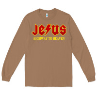 Toasted Coconut jesus rocks highway to heaven Long Sleeve Tee - linhVisuals