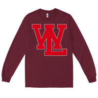 Burgundy west lafayette junior senior high school Long Sleeve Tee - linhVisuals