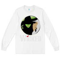 White vintage musical wicked Long Sleeve Tee - linhVisuals