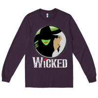 Plum vintage musical wicked Long Sleeve Tee - linhVisuals
