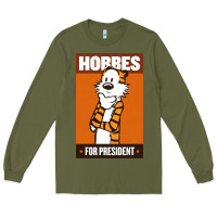 Hobbes For President Long Sleeve Tee | Teevron