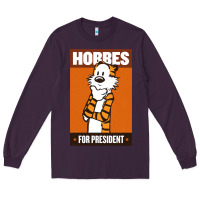 Plum hobbes for president Long Sleeve Tee - linhVisuals