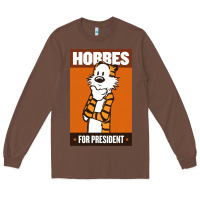 Chestnut hobbes for president Long Sleeve Tee - linhVisuals