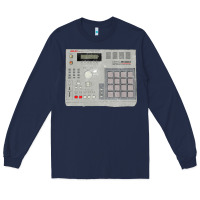 Navy akai mpc2000 Long Sleeve Tee - linhVisuals
