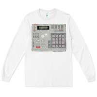 White akai mpc2000 Long Sleeve Tee - linhVisuals
