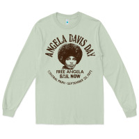 Matcha angela davis day 70s black rights Long Sleeve Tee - linhVisuals