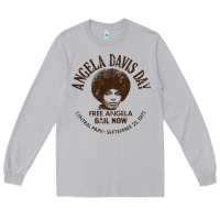 Moon Dust angela davis day 70s black rights Long Sleeve Tee - linhVisuals