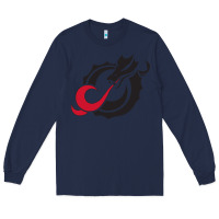 Navy MSUM Dragons, Gear Long Sleeve Tee - linhVisuals