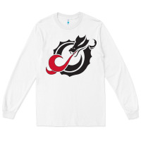 White MSUM Dragons, Gear Long Sleeve Tee - linhVisuals
